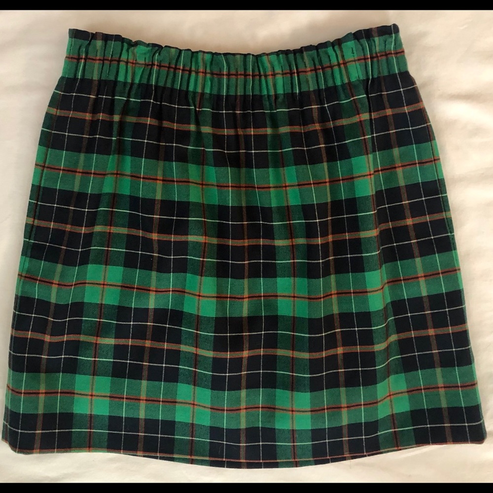 J. Crew plaid mini skirt